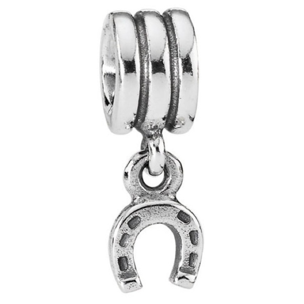 Genuine Retired PANDORA Hanging Horseshoe Charm; 790249